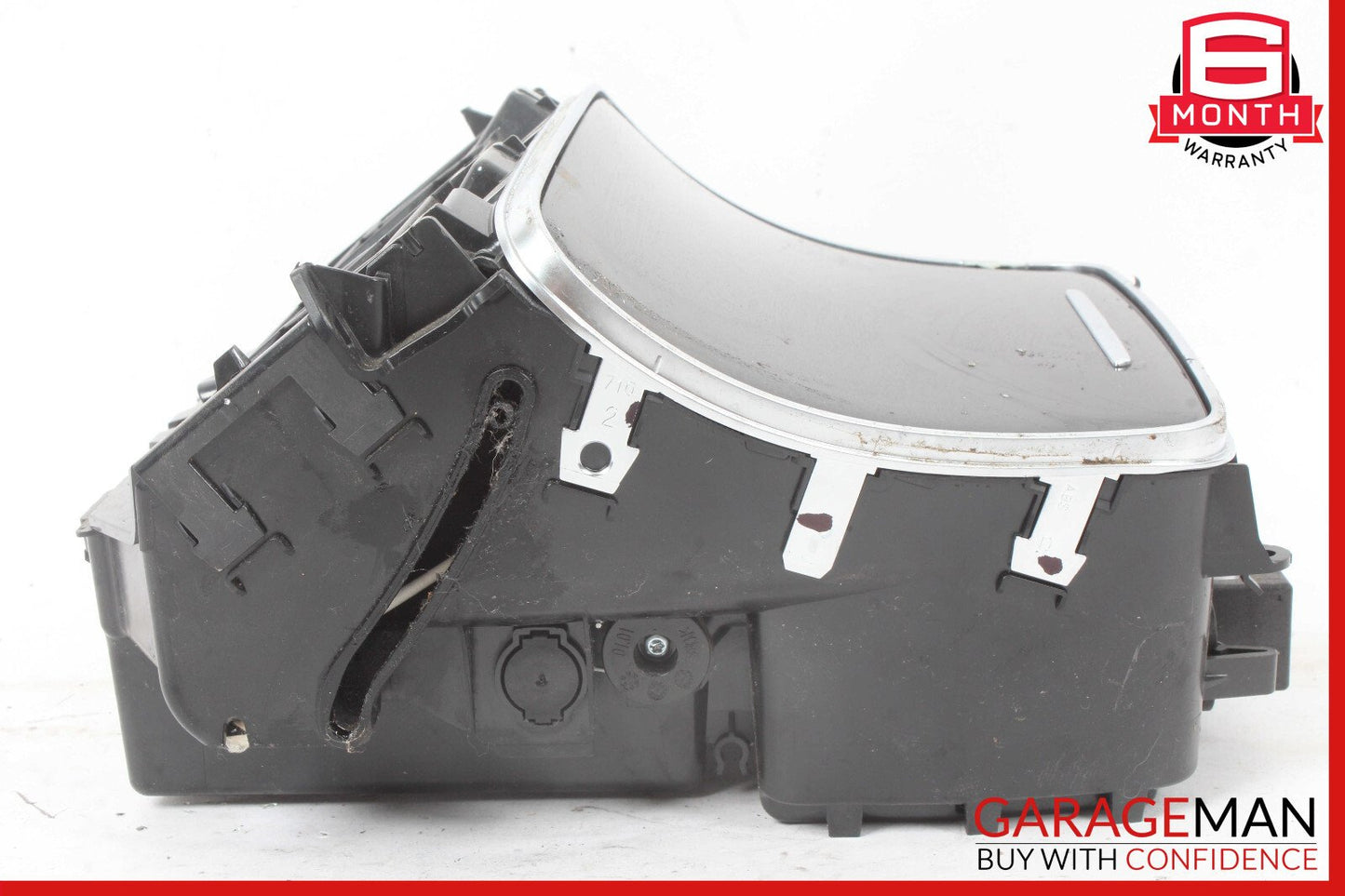 15-19 Mercedes W205 C300 C400 Center Console Cup Holder Compartment Wood OEM