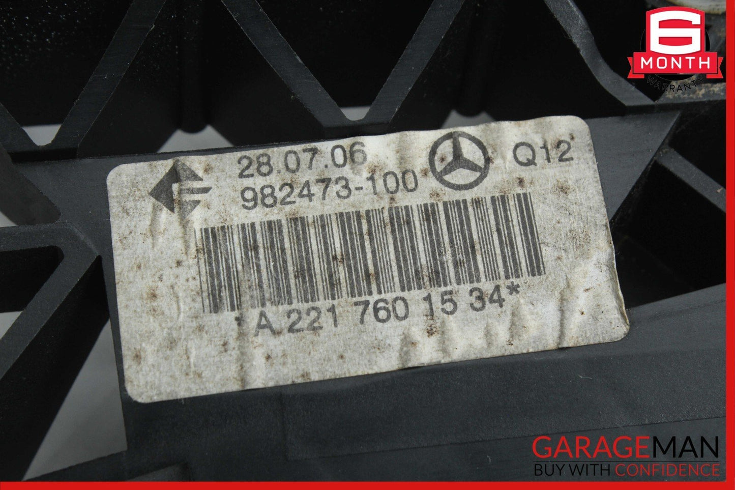 07-13 Mercedes W221 S550 S63 AMG Rear Left Side Exterior Door Handle Black
