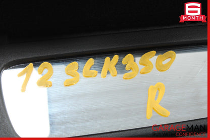 12-20 Mercedes R172 SLK350 Front Right Side Sun Visor Shade Cover Sunvisor OEM