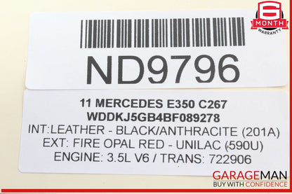 08-17 Mercedes W212 E350 C250 E400 Front Left Side Lower Control Arm OEM