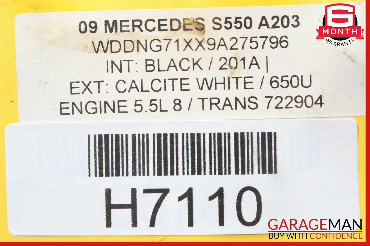 07-11 Mercedes S550 CL550 CLK550 Engine Coolant Motor Water Pump Assembly