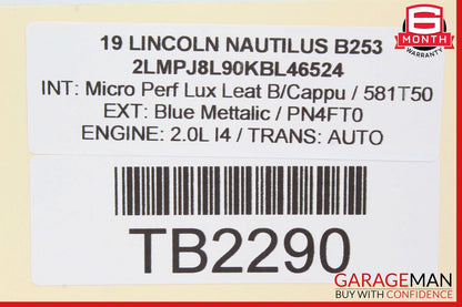 19-21 Lincoln Nautilus Rear Subwoofer Sound Speaker OEM