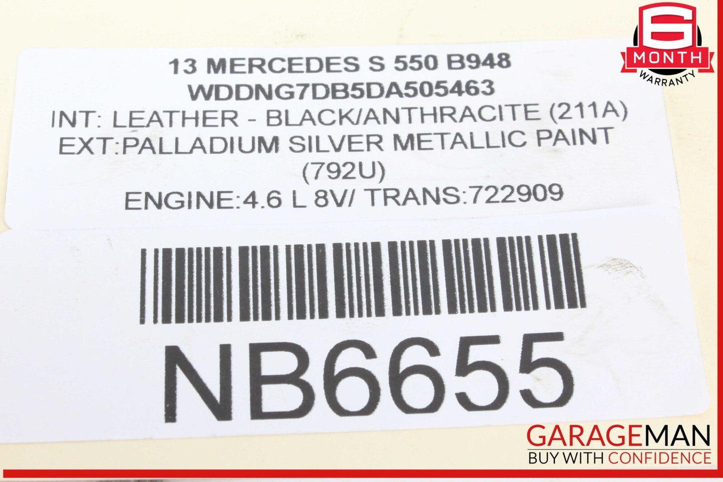11-18 Mercedes W221 S550 CL550 Left Side Turbocharger Turbo Charger Manifold OEM