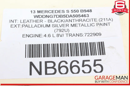 11-18 Mercedes W221 S550 CL550 Left Side Turbocharger Turbo Charger Manifold OEM