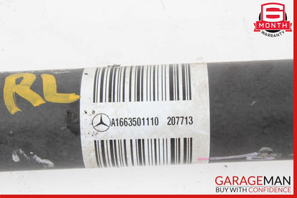 12-19 Mercedes X166 GL450 GLS550 Rear Right or Left Side Half Axle Shaft OEM