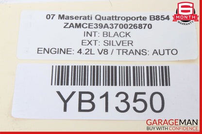 03-13 Maserati Quattroporte M139 Front Right Side Exterior Door Handle OEM