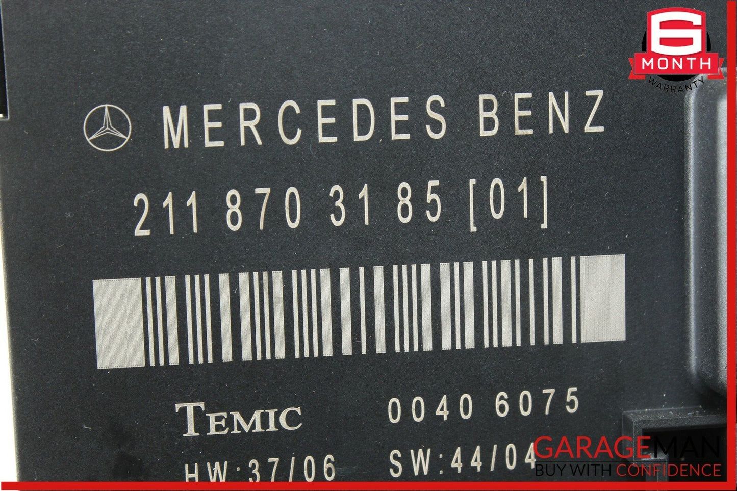 03-09 Mercedes W211 E320 E350 Rear Left Driver Side Door Control Module Unit