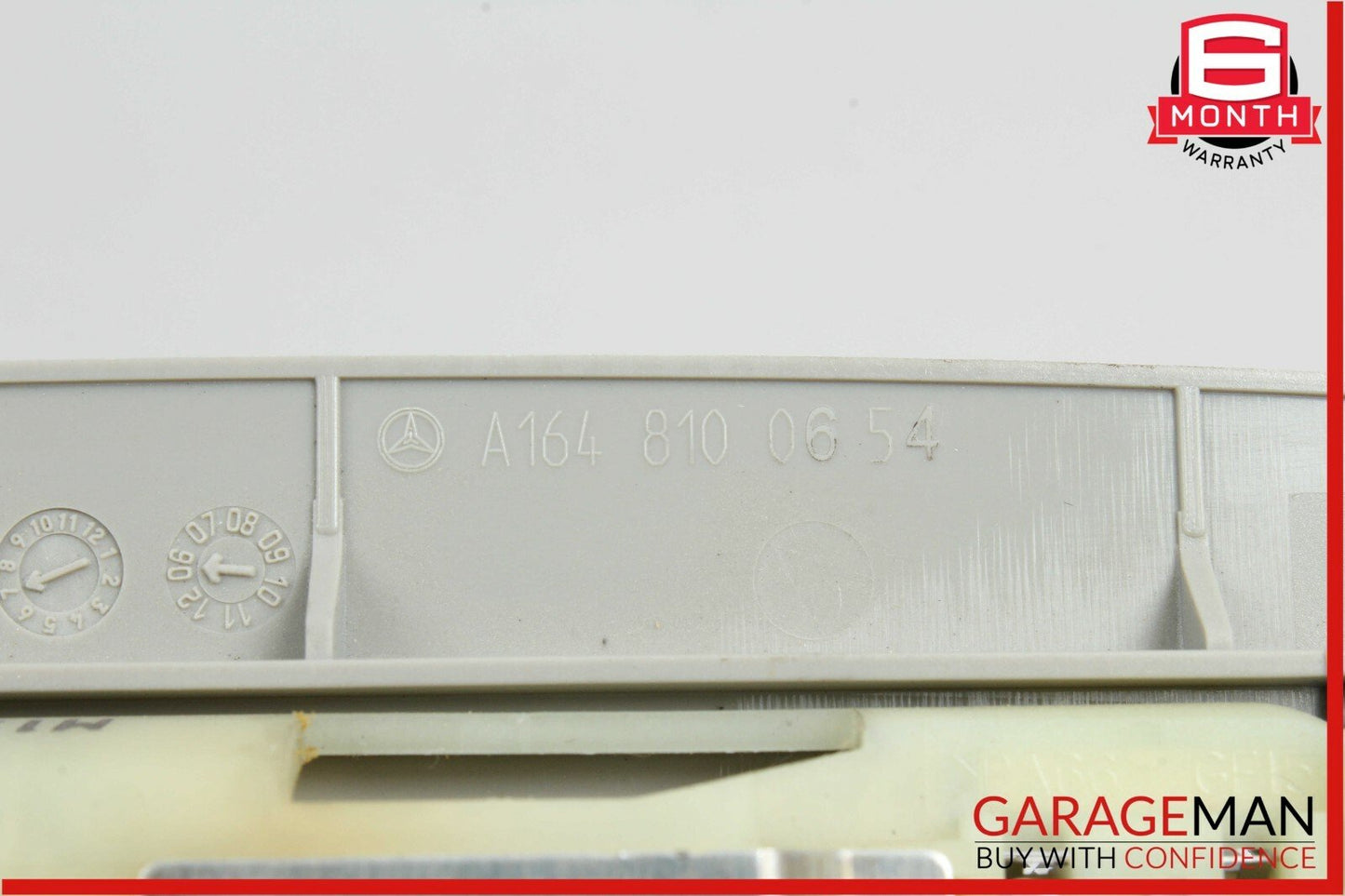 06-12 Mercedes R320 GL450 ML450 Roof Grab Handle Set of 4 Pc 1648100654 Grey OEM