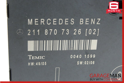 03-09 Mercedes W211 E550 E63 AMG Front Left Driver Side Door Control Module OEM