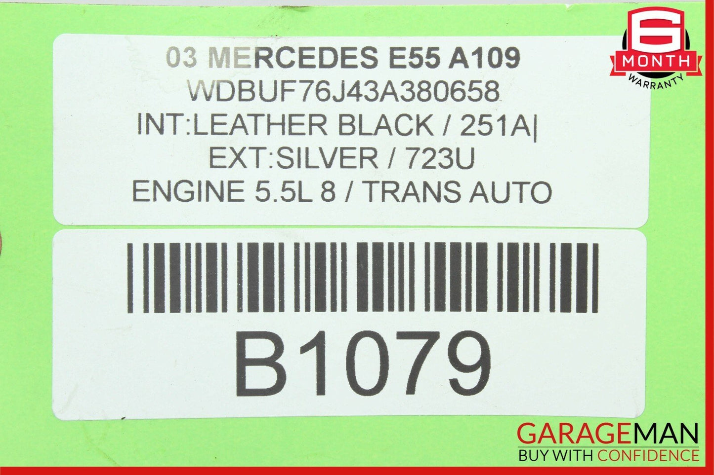03-09 Mercedes W211 E320 E500 E55 AMG Front Left Door Controller Module Unit