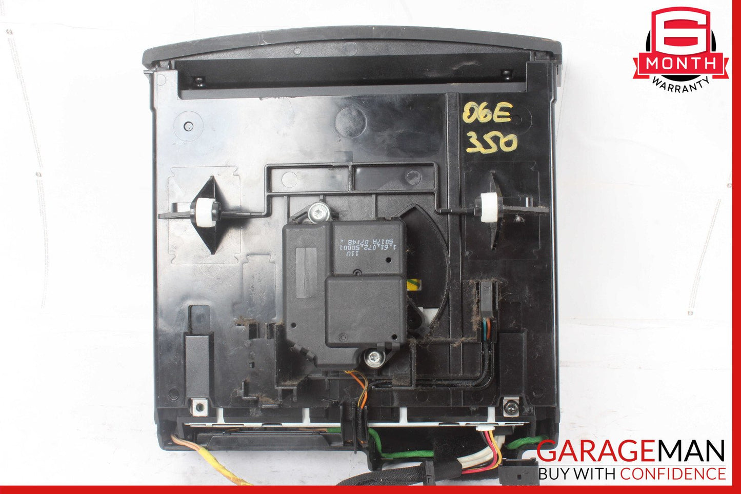 03-09 Mercedes W211 E500 Hazard Light Door Lock Control Switch Module Wood OEM