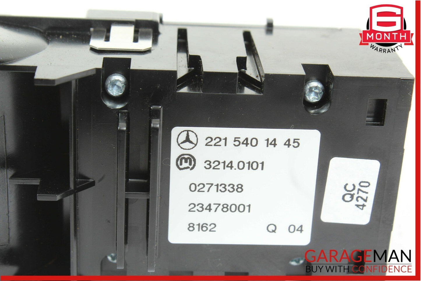 07-13 Mercedes W221 S550 Electronic Park Assist Control Switch Button Module OEM