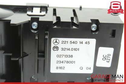 07-13 Mercedes W221 S550 Electronic Park Assist Control Switch Button Module OEM