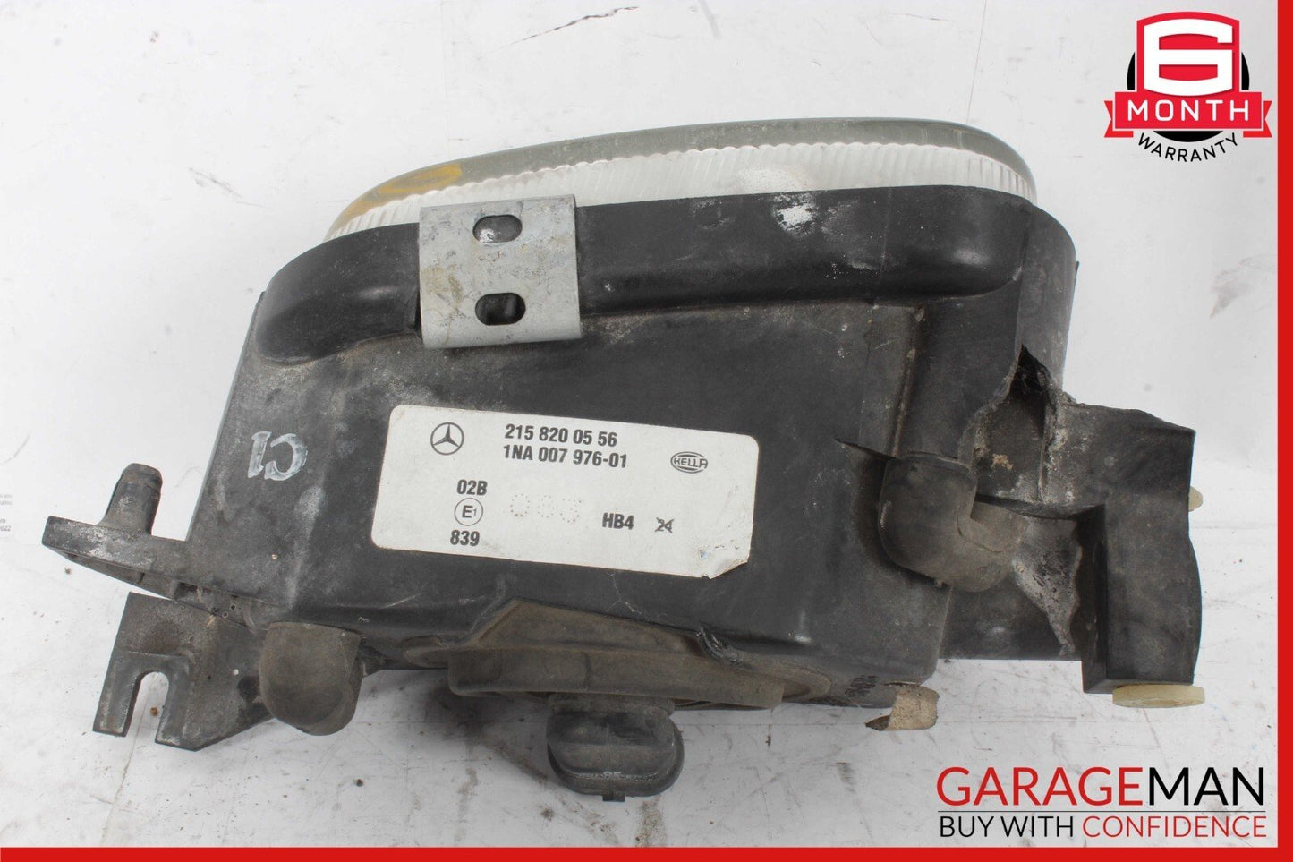 00-04 Mercedes W203 C240 CL600 Front Left Side Foglight Fog Light Lamp OEM