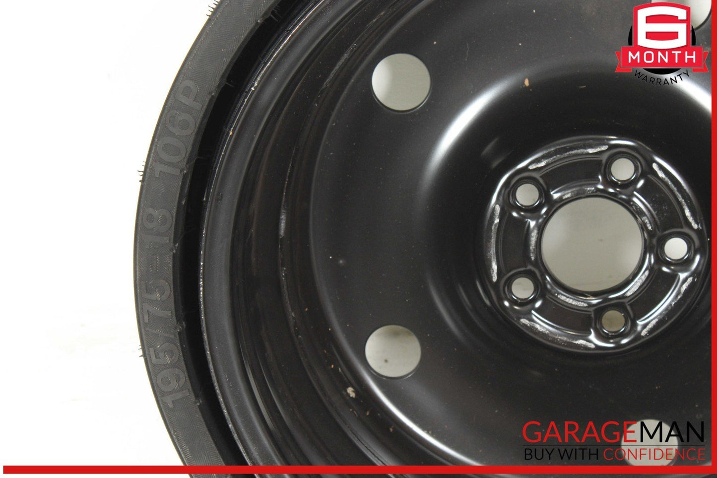 09-17 Audi SQ5 Q5 Emergency Spare Wheel Rim Tire 6 x 18 ET32 OEM