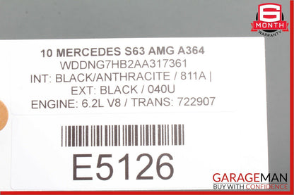 07-13 Mercedes W221 S63 Dashboard Center Trim Molding OEM