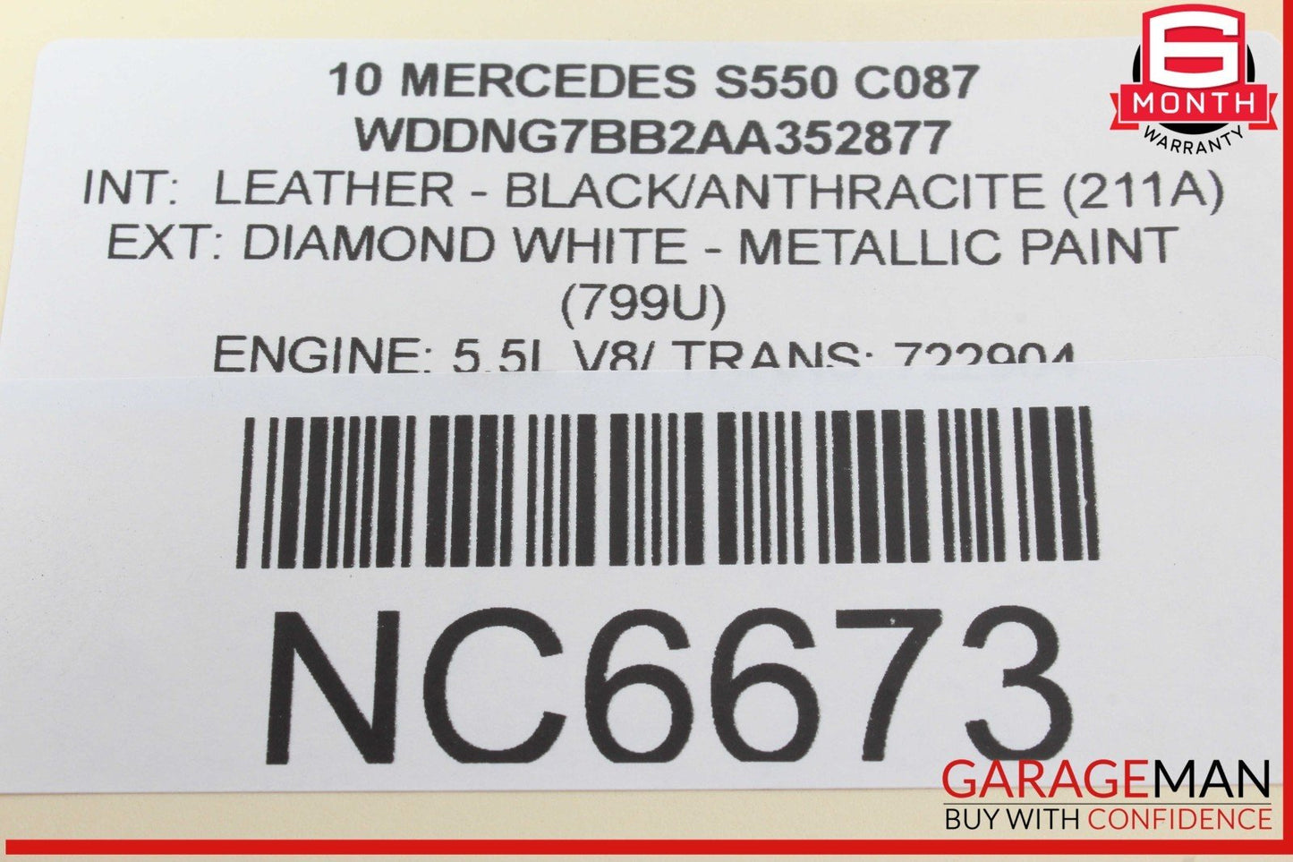 07-14 Mercedes W221 S550 S400 Front Right / Left Airmatic Shock Strut Arnott