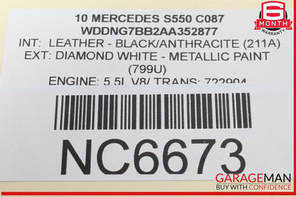 07-14 Mercedes W221 S550 S400 Front Right / Left Airmatic Shock Strut Arnott