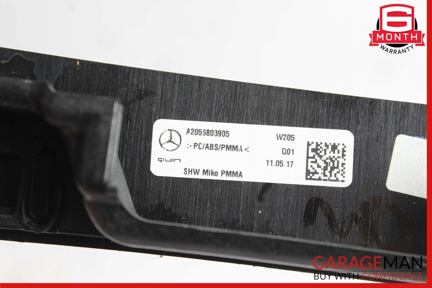 15-18 Mercedes W205 C350e C300 Center Console Trim Bezel OEM
