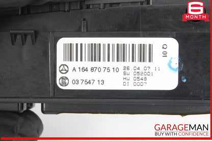 06-12 Mercedes W164 ML350 4MATIC Dash Hazard Heated Seats ESP Control Panel OEM