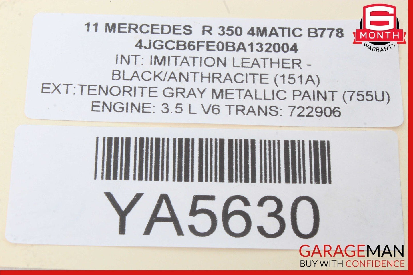 06-13 Mercedes W251 R350 R500 Front Right Passenger Side Axle CV Shaft OEM