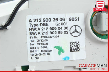 10-16 Mercedes W212 E350 E550 Front Overhead Dome Light Lamp Reading Map Black