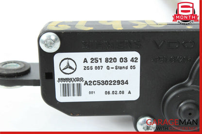 06-12 Mercedes X164 GL450 R550 Rear Left / Right Side Quarter Glass Window Motor