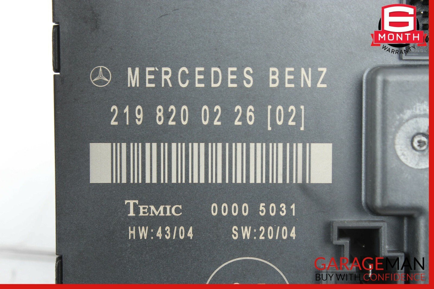 06-11 Mercedes W219 CLS500 CLS550 Rear Left Driver Door Control Module Unit OEM