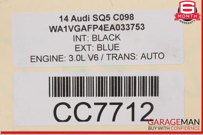 14-17 Audi SQ5 Rear Left Spindle Knuckle Hub Bearing Assy OEM