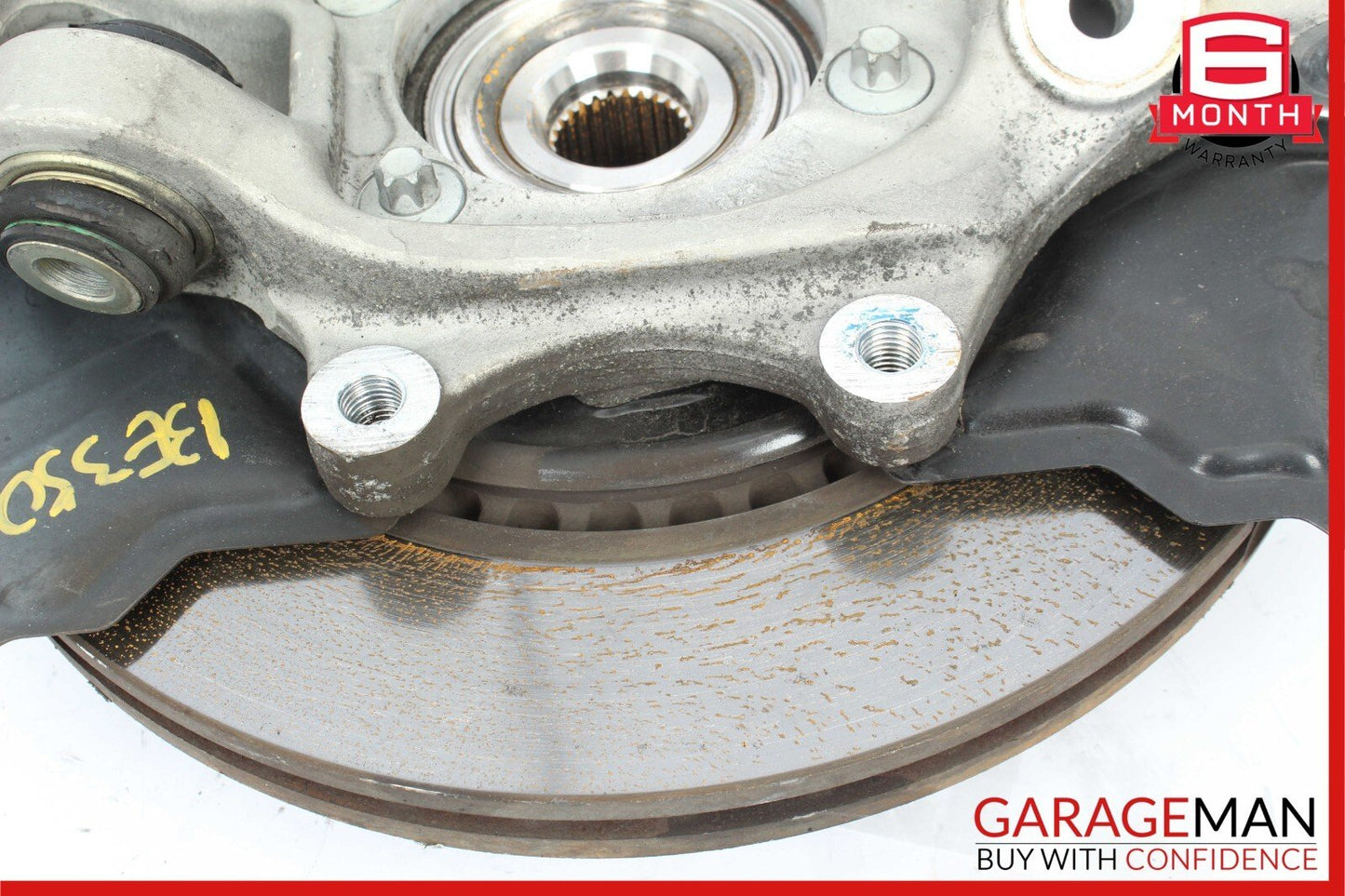 08-15 Mercedes W212 E350 Rear Right Side Spindle Knuckle Hub Bearing Brake Rotor