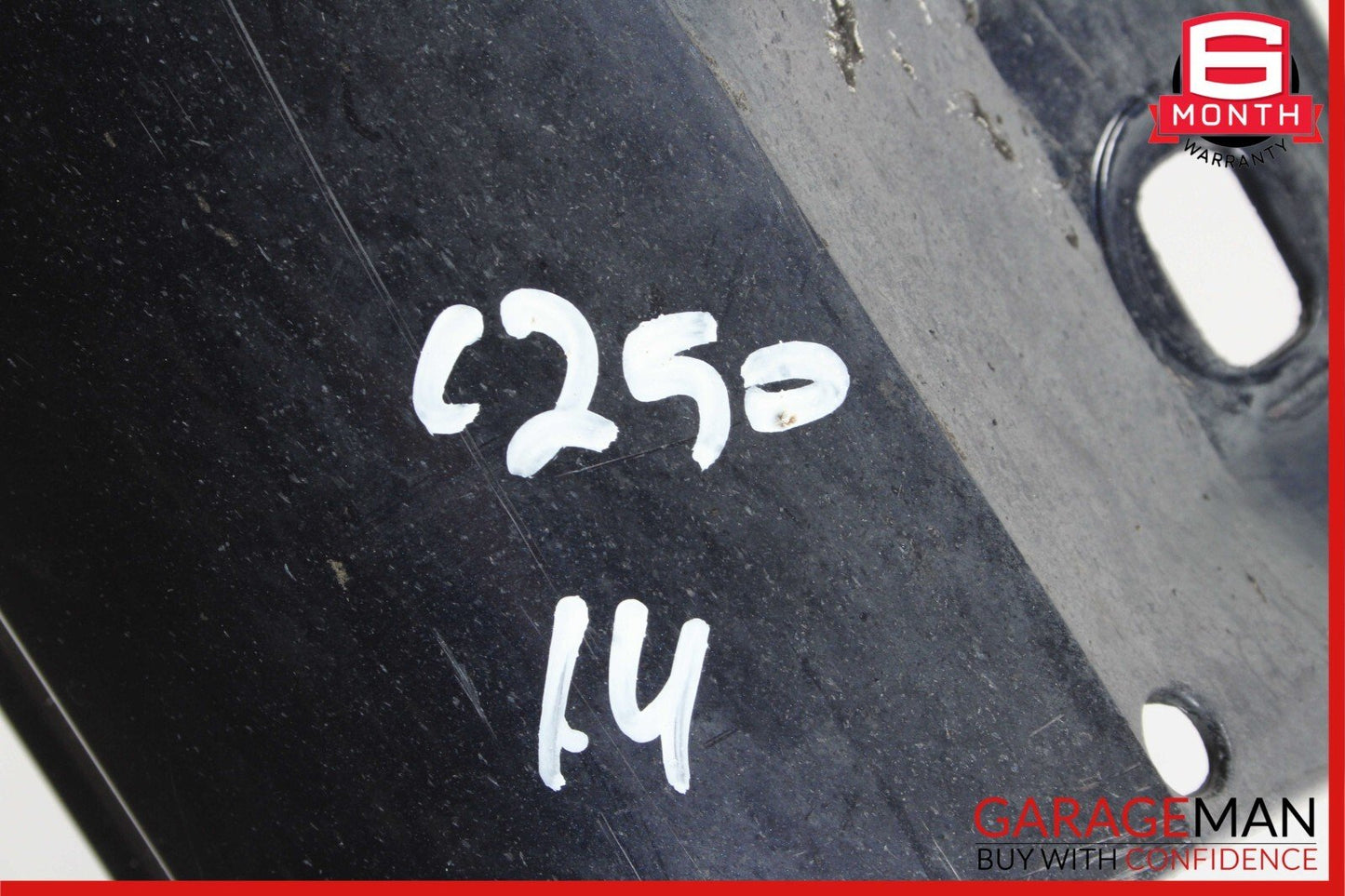 08-14 Mercedes W204 C250 AMG Sport Left Side Skirt Panel Rocker Moulding Blue