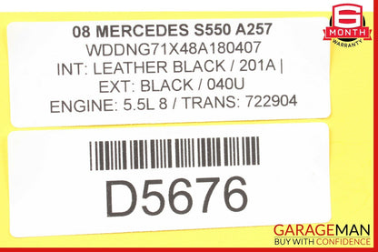 07-13 Mercedes W221 S550 S600 Rear Left Side Airmatic Air Shock Absorber Strut