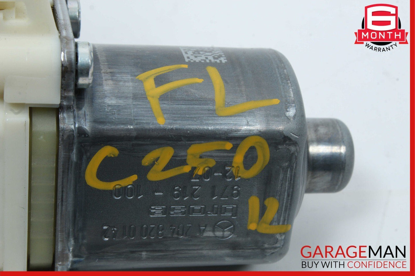 08-14 Mercedes W204 C250 C300 C350 Front Left Door Window Regulator Motor OEM
