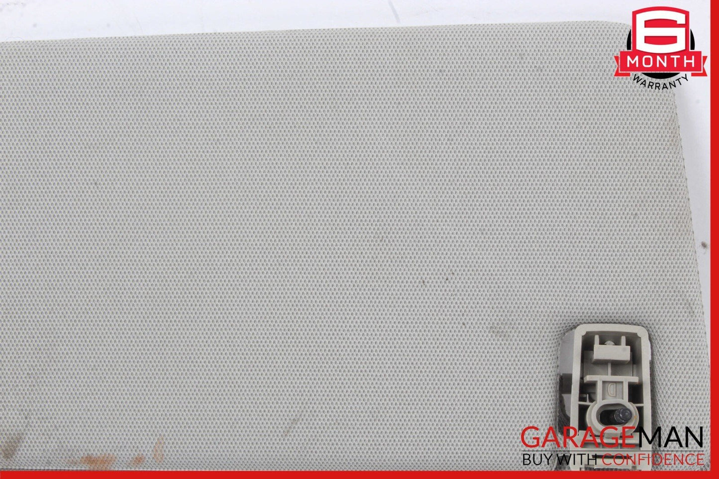 07-15 Audi Q7 L4 Front Right Passenger Side Sun Visor Shade Gray 4L0857552D OEM