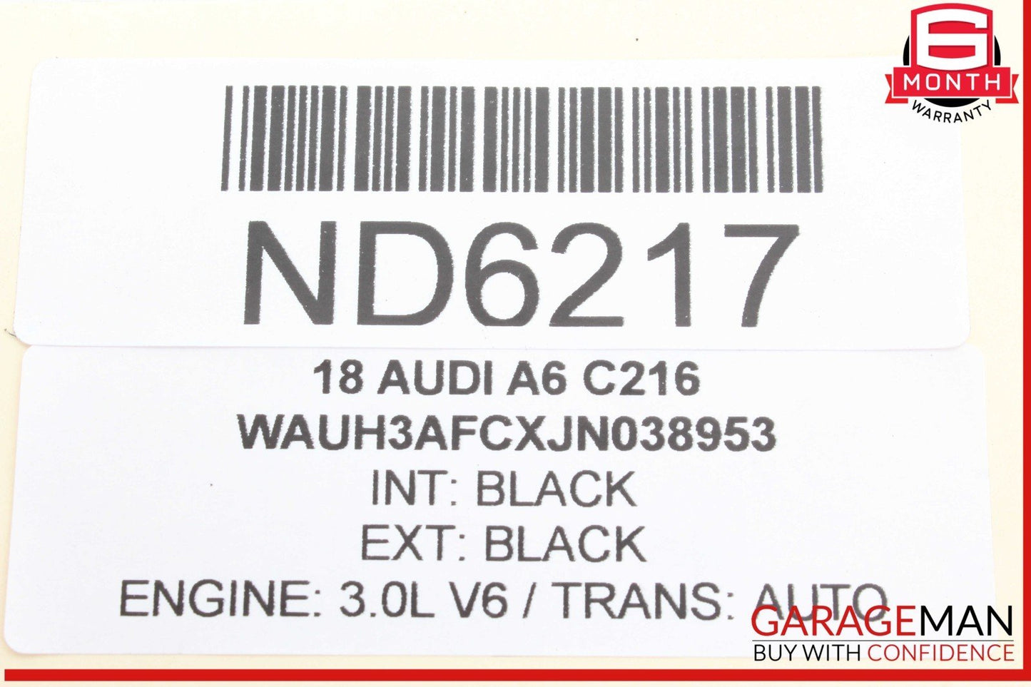 12-18 Audi A6 SQ5 Rear Left or Rear Right Side CV Axle Shaft 8R0501203C OEM