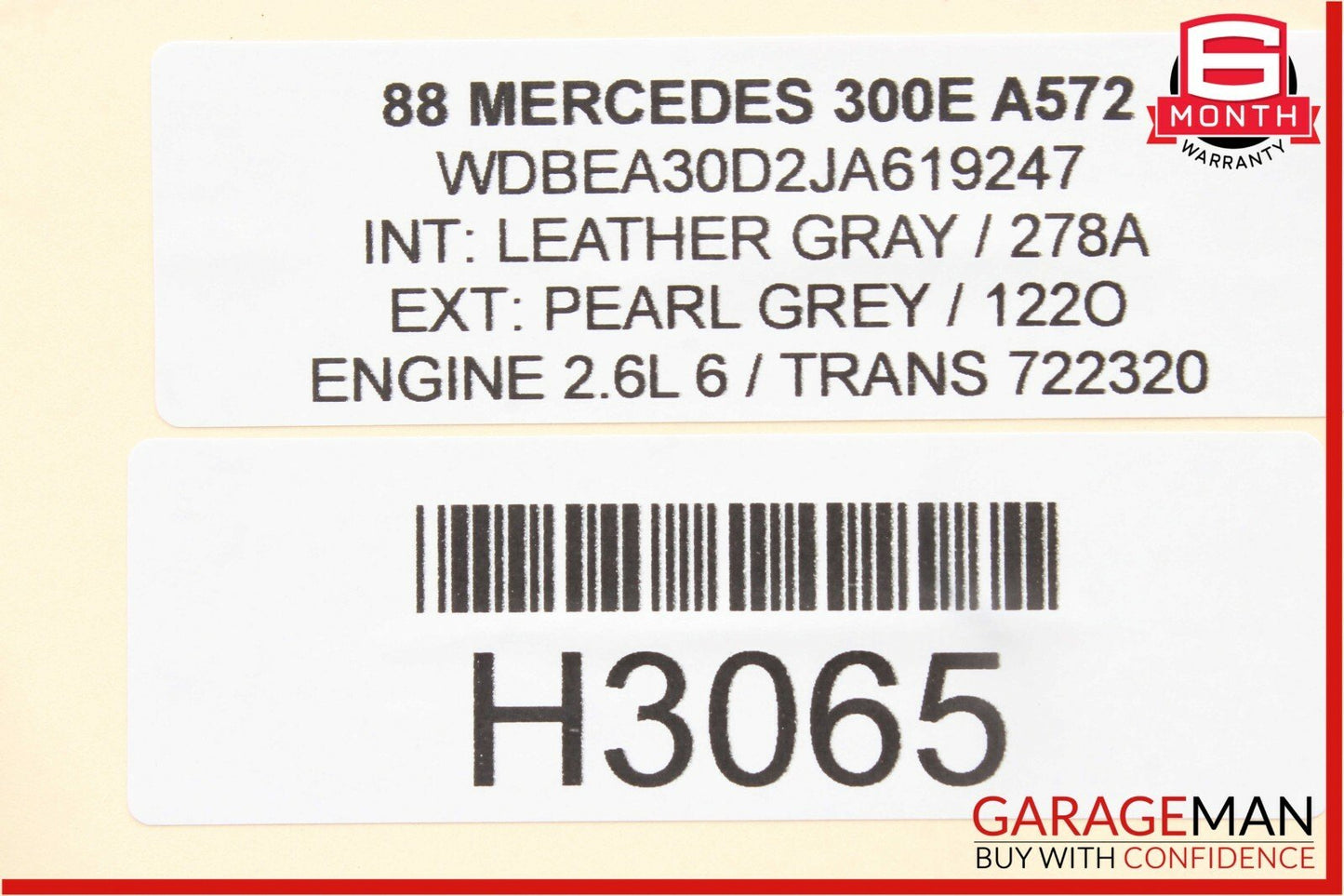 86-95 Mercedes W124 E320 Sedan Rear Left Driver Side Door Lock Latch Actuator