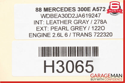 86-95 Mercedes W124 E320 Sedan Rear Left Driver Side Door Lock Latch Actuator