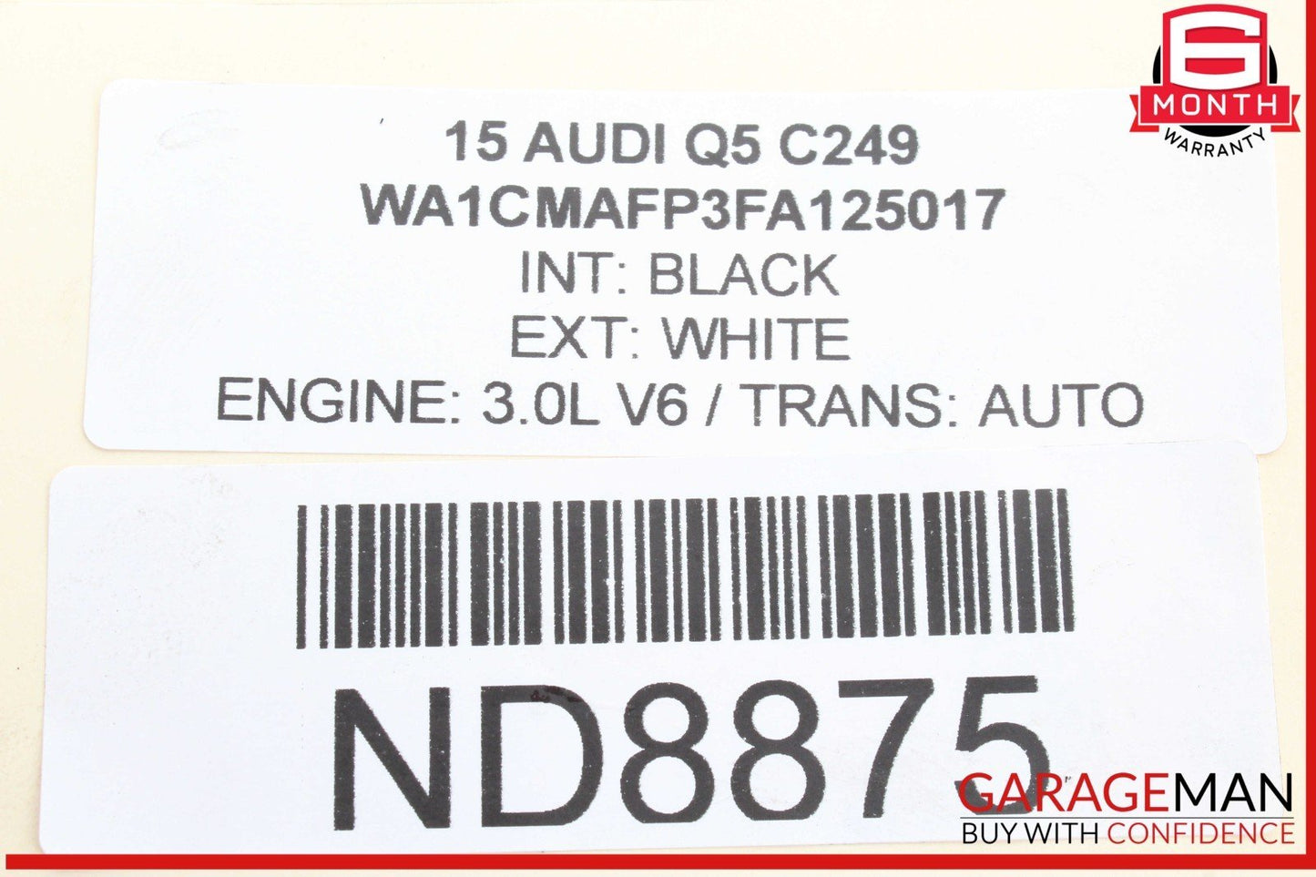 13-17 Audi Q5 SQ5 ABS Anti Lock Brake Pump Module 8R0907379AS OEM