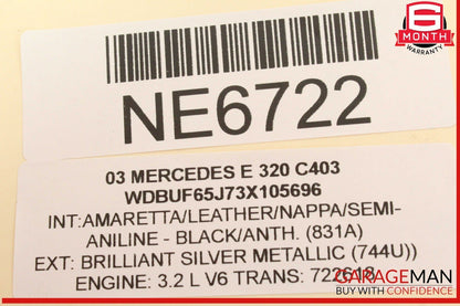 03-06 Mercedes W211 E320 Communication Voice Control Module Unit 2118203085 OEM