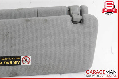 03-10 Porsche Cayenne S 955 Front Right Side Sunvisor Sun Visor Shade Grey OEM