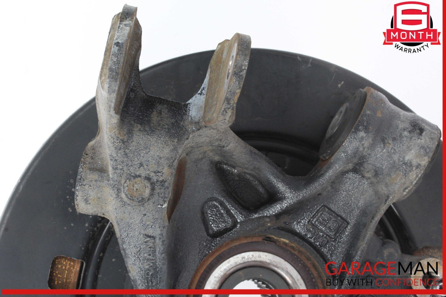 03-10 Porsche Cayenne S 955 957 Rear Right Wheel Spindle Knuckle Hub w/ Rotor