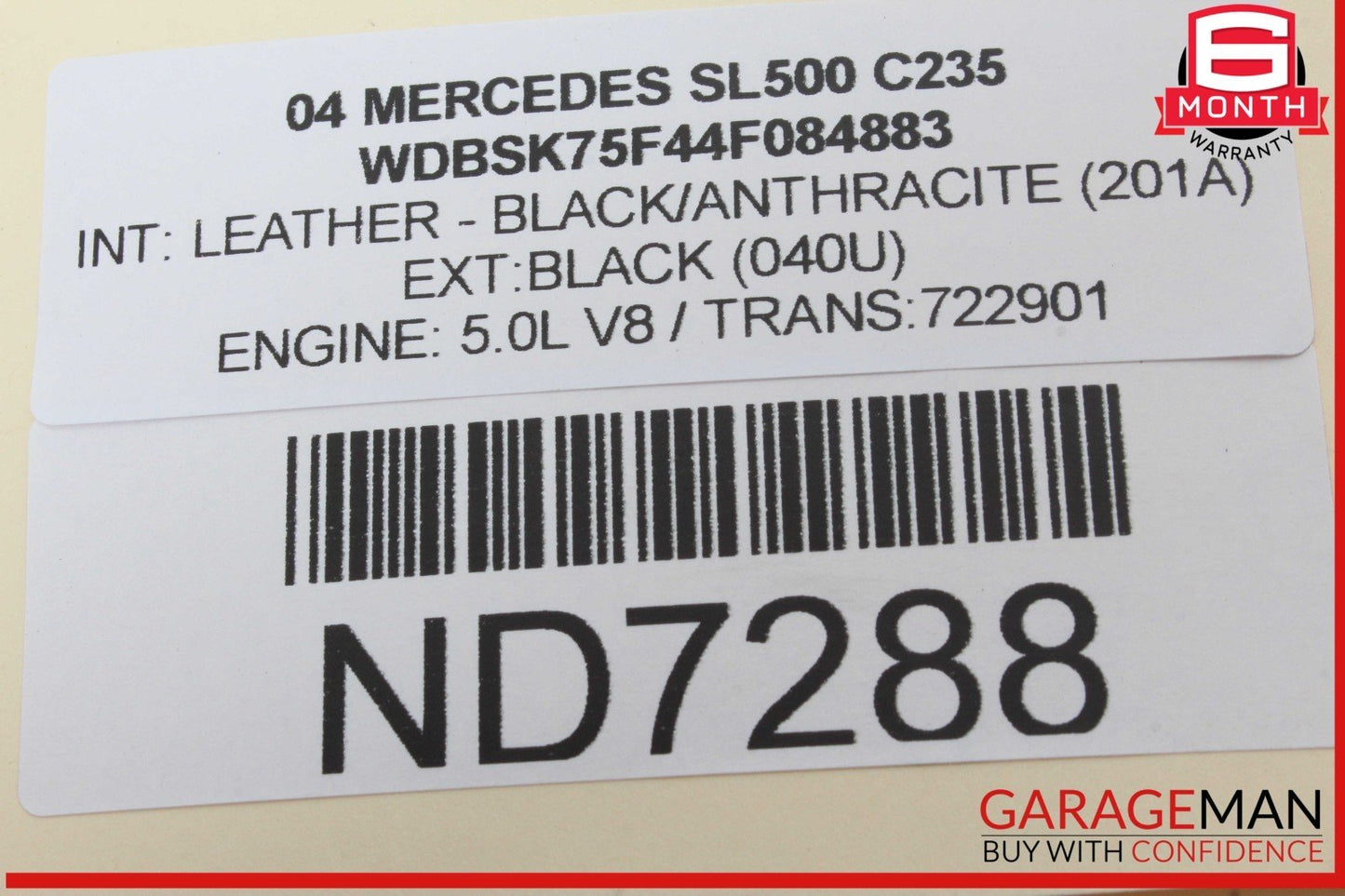03-12 Mercedes R230 SL500 SL55 AMG Right Side Door Lock Latch Actuator OEM