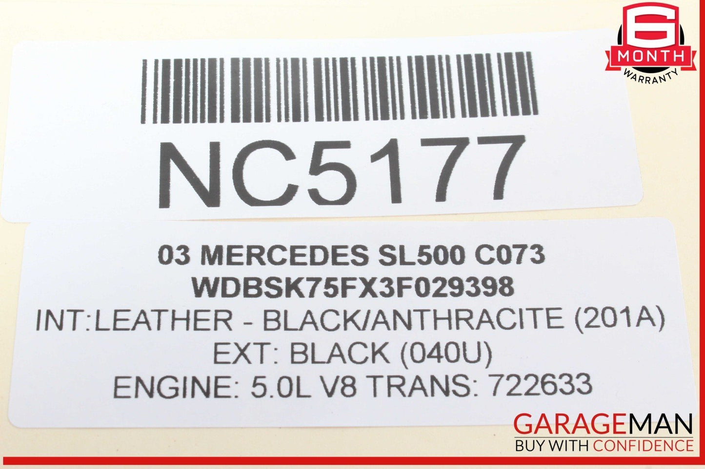 03-12 Mercedes R230 SL500 SL550 Front Left SAM Fuse Box Control Module OEM