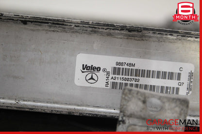 06-09 Mercedes W211 E350 Engine Cooling Radiator A/C AC Condenser OEM