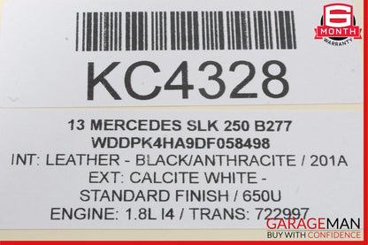 10-16 Mercedes R172 SLK250 E350 Active Lane Assist Front Camera  0009050338  OEM