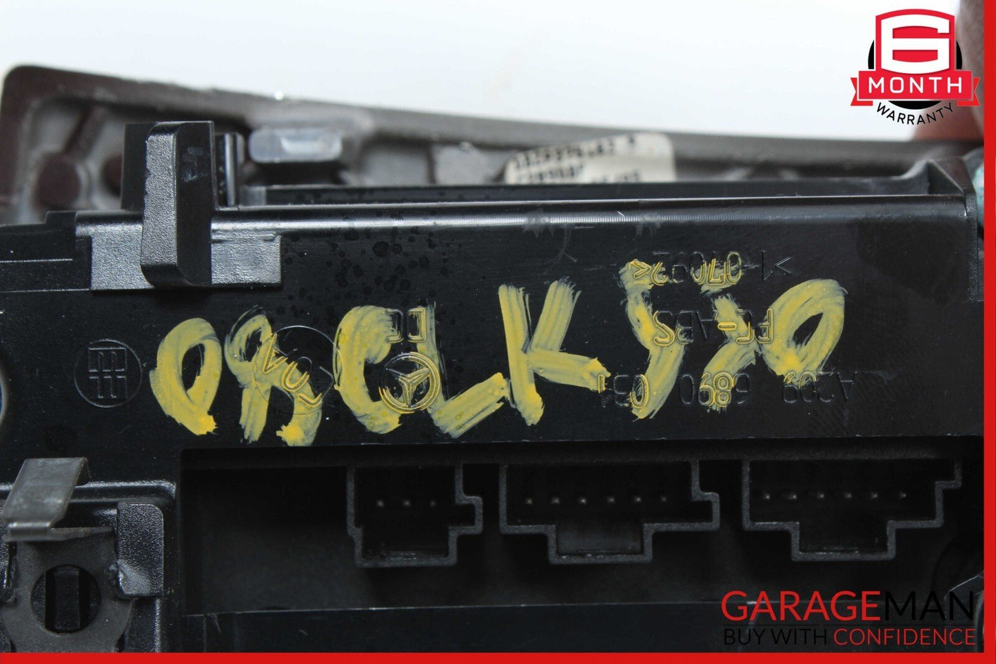 05-09 Mercedes CLK550 CLK350 CLK500 Center Dashboard Control Switch Control Wood