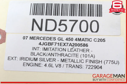 06-13 Mercedes X164 GL450 4MATIC ML350 Rear Left or Right Upper Control Arm OEM