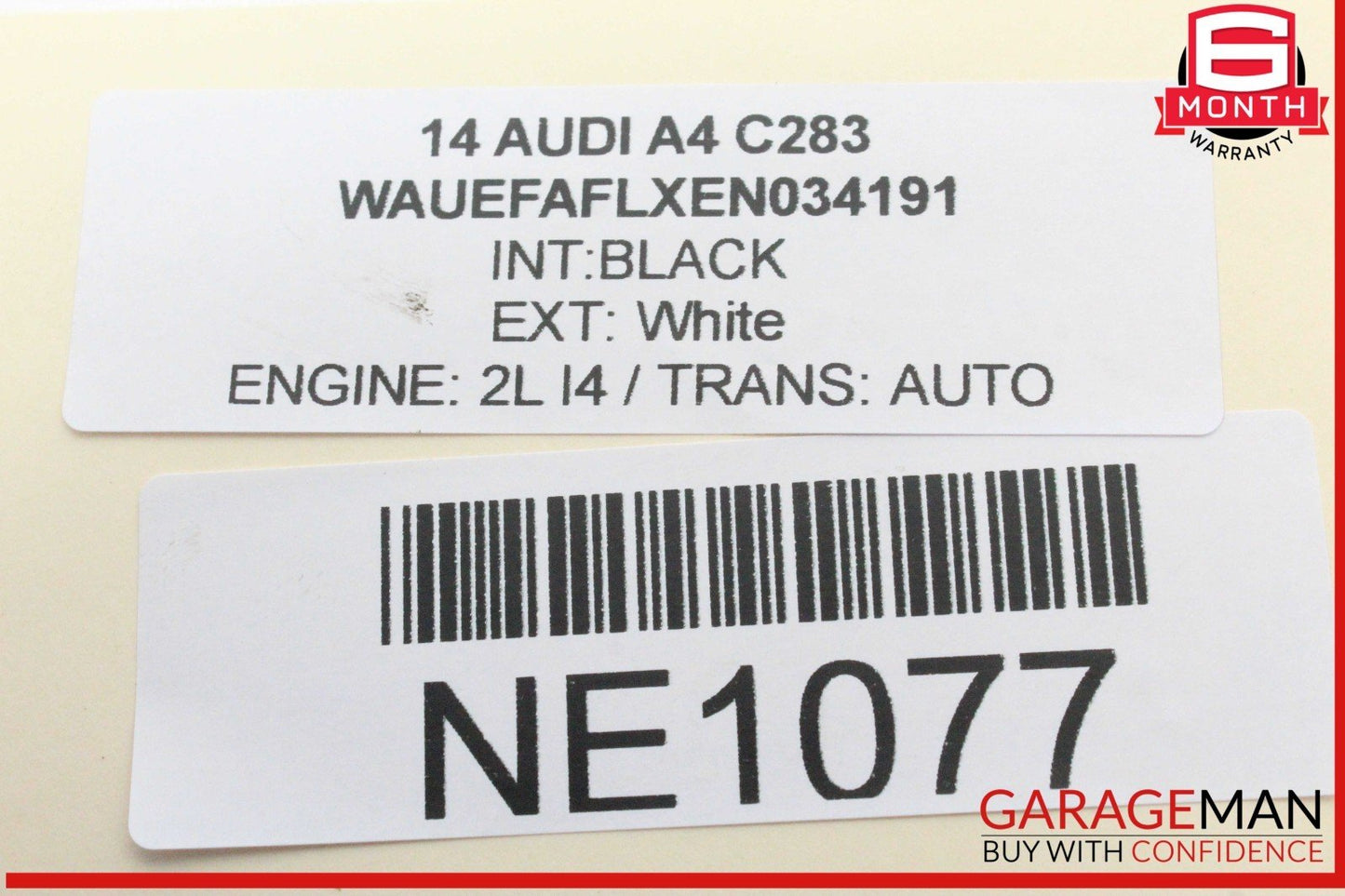 09-16 Audi A4 Rear Right Passenger Side Upper Control Arm 8K0505324H OEM