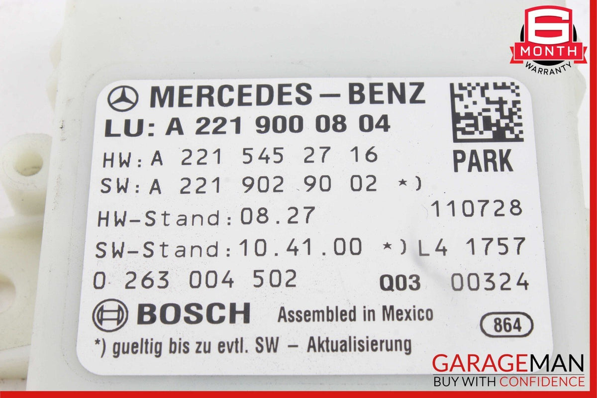 10-13 Mercedes W221 S500 S400 Park Assist Parktronic Sensor Module Control OEM