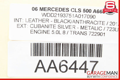 06-11 Mercedes W219 CLS500 CLS550 Rear Left Driver Door Lock Latch Actuator OEM